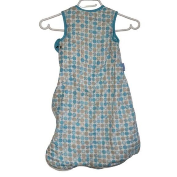 Grobag Cotton Baby Sleep Sack Unisex Size 0-6 Months Blue White Tan - Picture 3 of 13